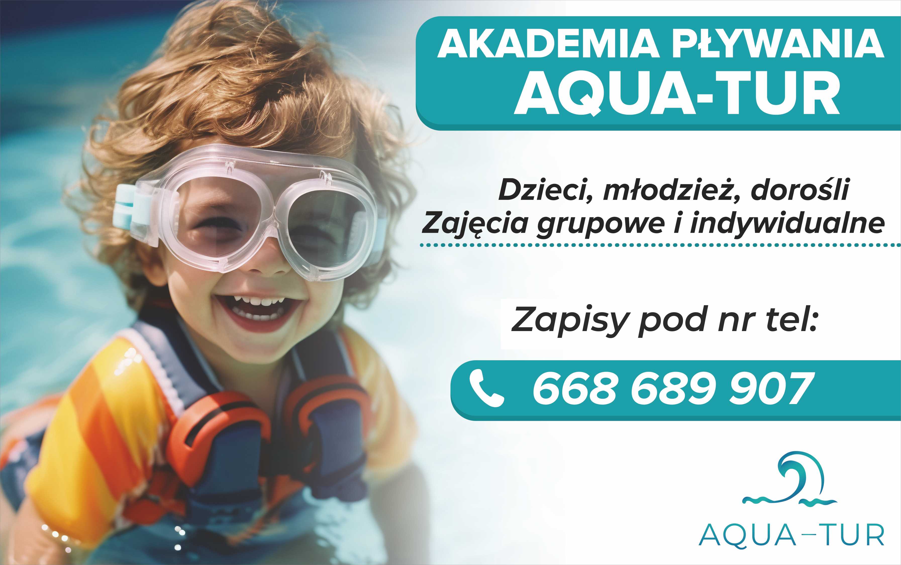 plakat Akademia Pływania