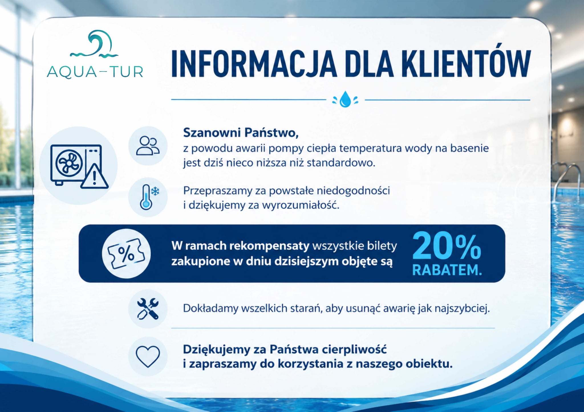 informacja dla klient&oacute;w
