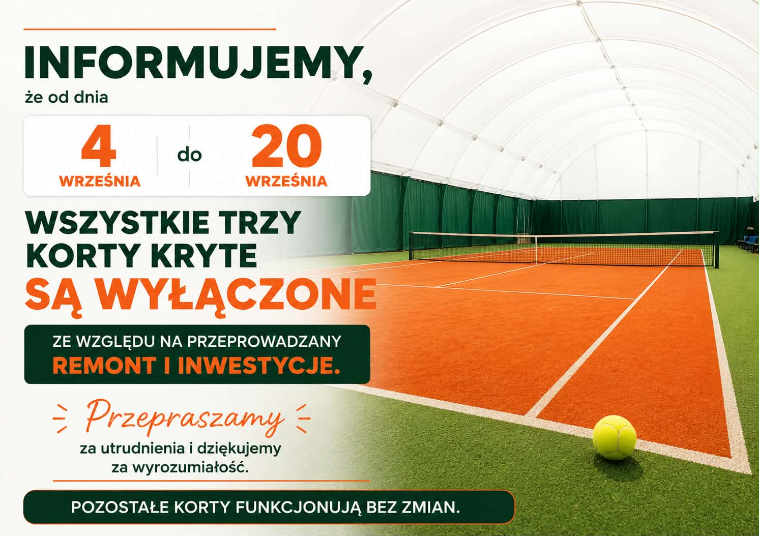 komunikat dla klient&oacute;w